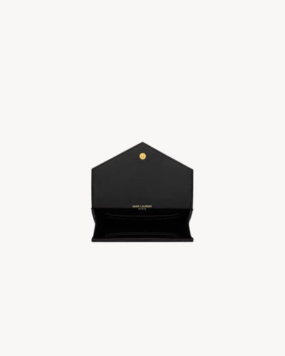 CASSANDRE FRAGMENTS FLAP CARD CASE IN LAMBSKIN