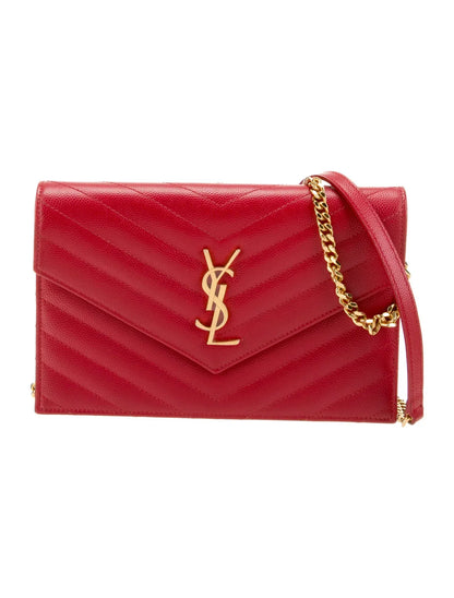 Cassandre Envelope Mini Matelasse Leather Shoulder Bag With Box Mirror Quality