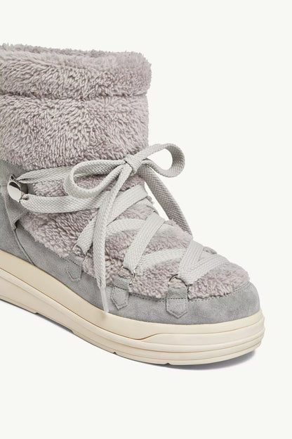 Insolux Faux Fur & Suede Snow Boots
