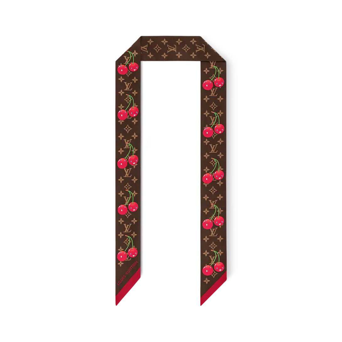 LV x TM Monogram Cerise Bandeau With Box