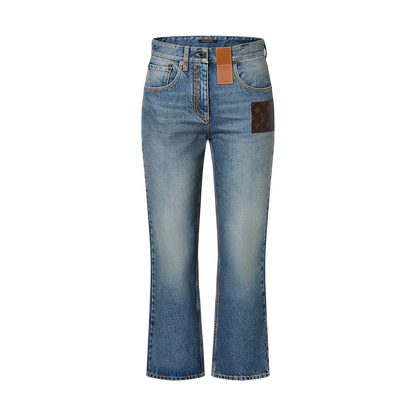LV Monogram Patch Jeans