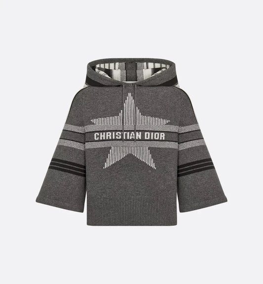 CDAlps Three-Quarter Sleeve Hooded Sweater